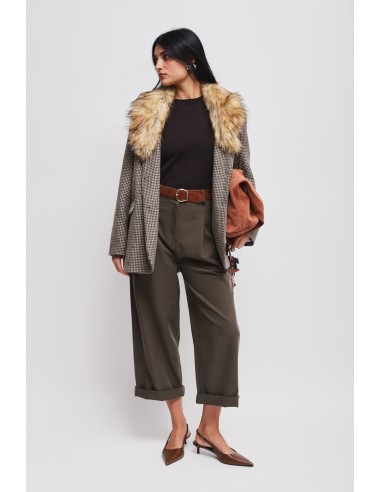 Pantalon court avec ceinture Maryley