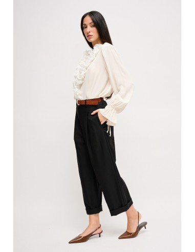 Pantalon court avec ceinture Maryley