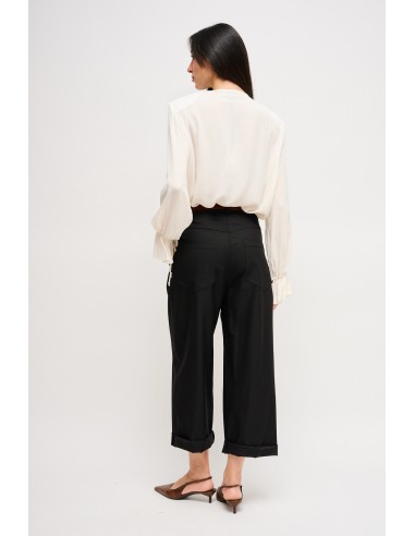 Pantalon court avec ceinture Maryley
