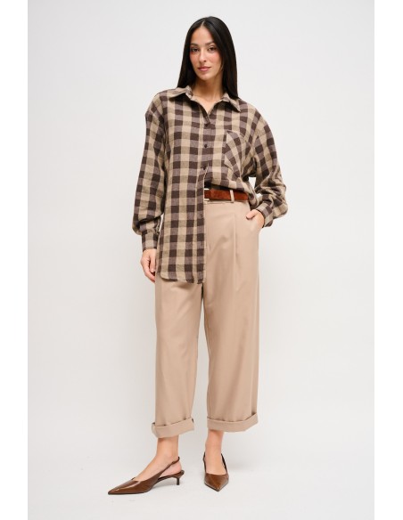 Pantalon court avec ceinture Maryley