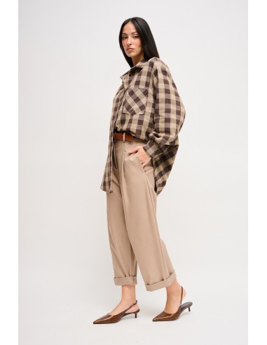 Cropped broek met riem Maryley