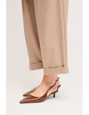 Cropped broek met riem Maryley
