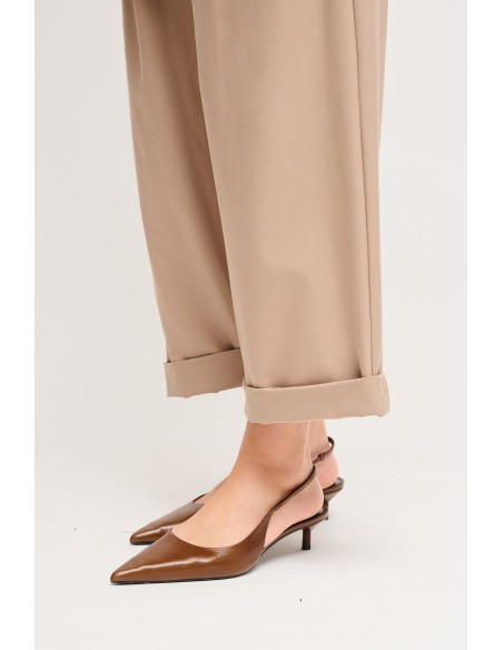 Pantalon court avec ceinture Maryley