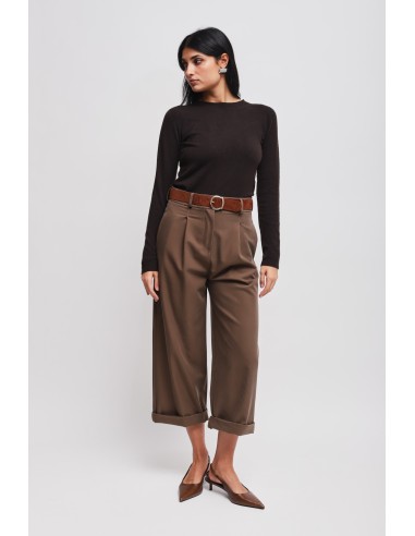 Cropped broek met riem Maryley