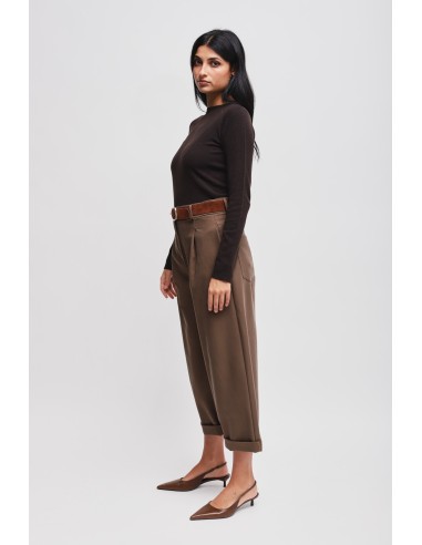 Pantalon court avec ceinture Maryley