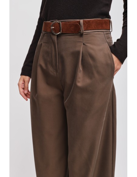 Pantalon court avec ceinture Maryley