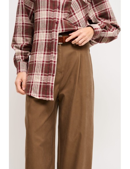 Pantalon court avec ceinture Maryley