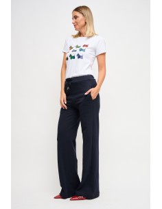Maryley Pantalon de survêtement en polaire avec cordon de serrage à la taille 2