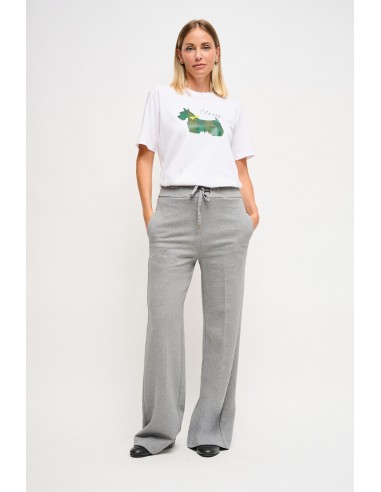 Maryley Pantalon de survêtement en polaire avec cordon de serrage à la taille