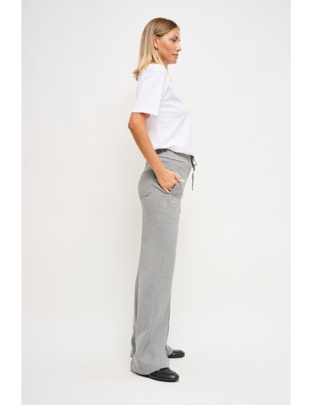Maryley Pantalon de survêtement en polaire avec cordon de serrage à la taille