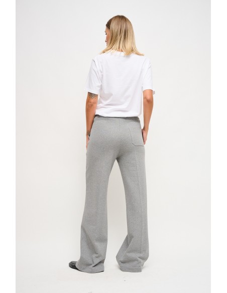 Maryley Pantalon de survêtement en polaire avec cordon de serrage à la taille
