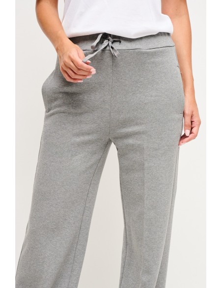 Maryley Pantalon de survêtement en polaire avec cordon de serrage à la taille