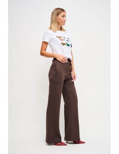 Maryley Pantalon de survêtement en polaire avec cordon de serrage à la taille