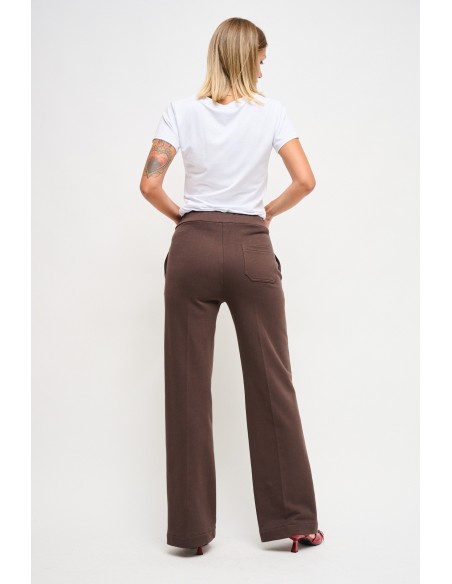 Maryley Pantalon de survêtement en polaire avec cordon de serrage à la taille