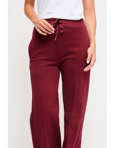 Maryley Pantalon de survêtement en polaire avec cordon de serrage à la taille