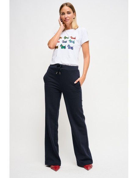 Maryley Pantalon de survêtement en polaire avec cordon de serrage à la taille