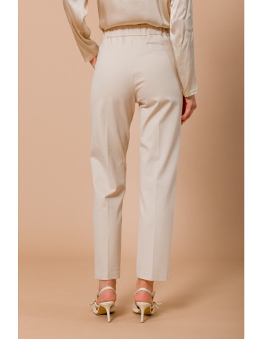 Pantalon droit à maille Milano avec dos élastique Maryley