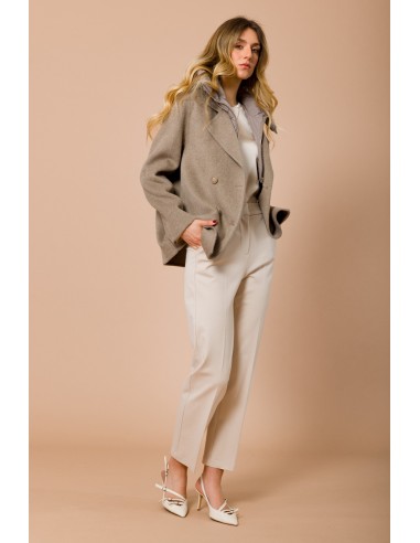 Pantalon droit à maille Milano avec dos élastique Maryley