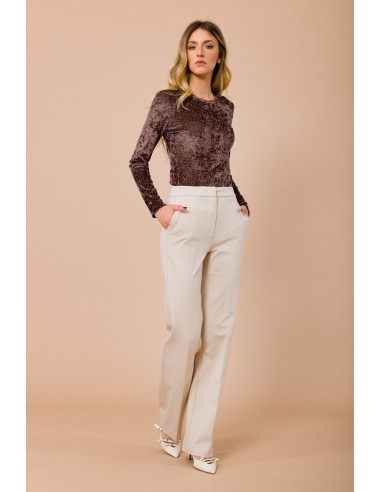 Palazzobroek van Milano-tricot met Franse steekzakken Maryley