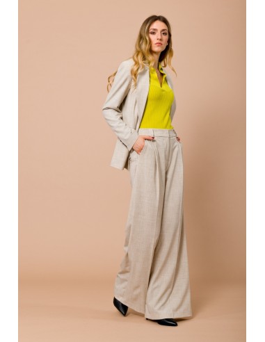 Pantalon Palace avec élastique et plis sur le devant Maryley