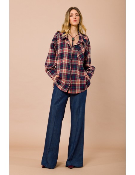 Maryley Hommes Pantalon Palazzo Avec Ceinture Intérieure