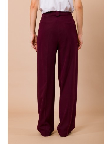 Rechte broek met riemlussen Maryley