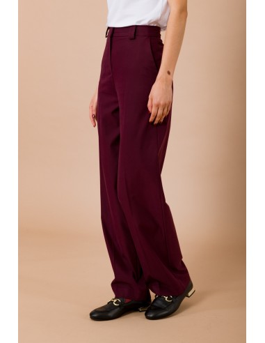 Maryley Pantalon droit avec boucles