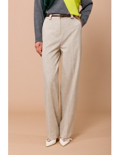 Maryley - Pantalon droit à la taille
