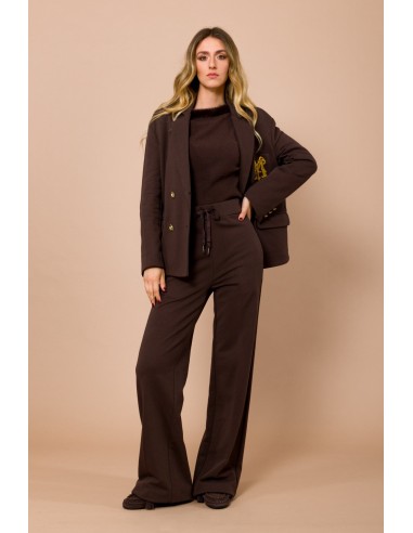 Veste de survêtement oversize avec logo brodé sur la poche Maryley
