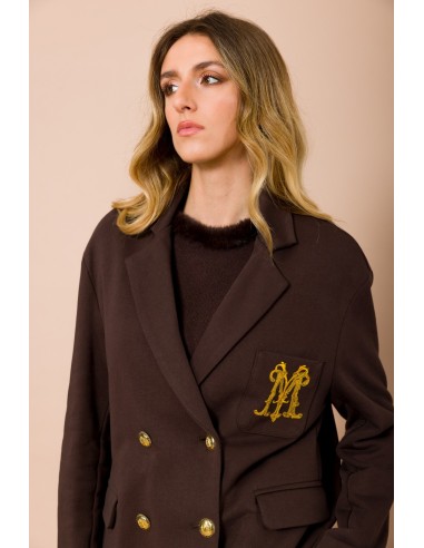 Veste de survêtement oversize avec logo brodé sur la poche Maryley