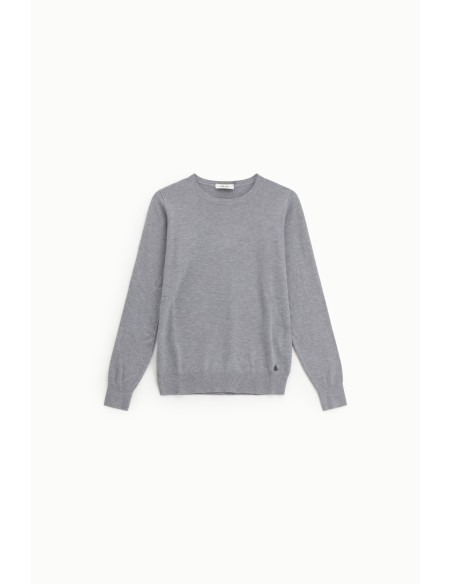 Pull à col ras du cou Modèle de pull Basic Dixie