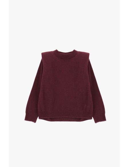 Pull à col rond avec épaules structurées Dixie