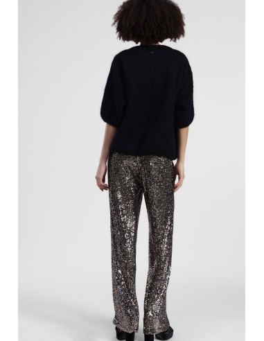 Dixie Palazzo-broek met all-over pailletten