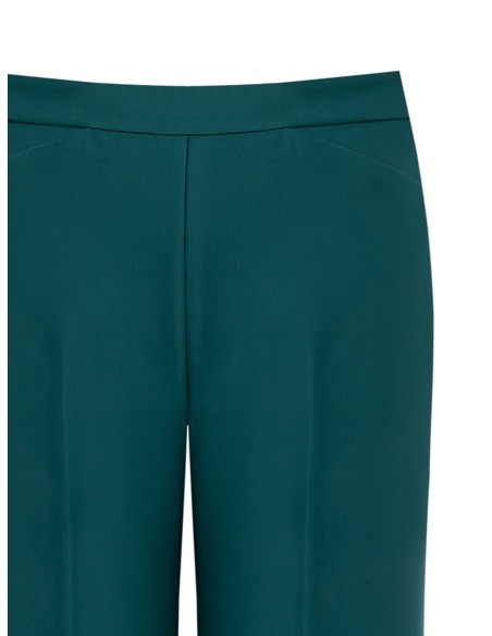 Pantalon palazzo en tissu bi-extensible Rinascimento