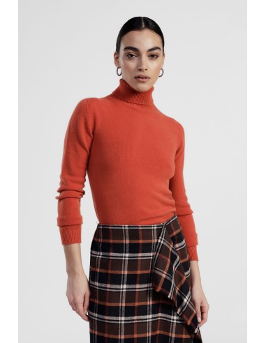 Pull à col roulé pour femme, coupe classique Dixie