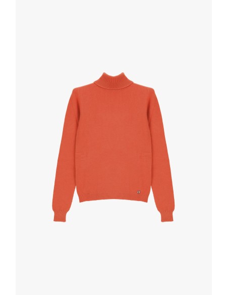Pull à col roulé pour femme, coupe classique Dixie