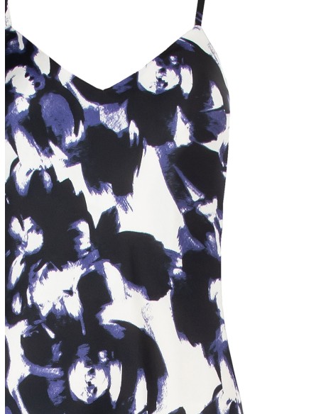 Rinascimento - Robe jupon en satin imprimé