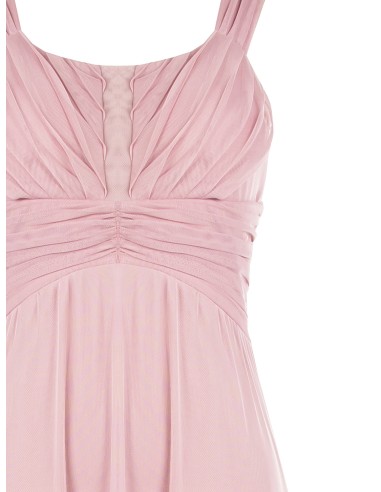 Robe longue en tulle élastiqué avec nœud dans le dos Rinascimento