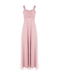Robe longue en tulle élastiqué avec nœud dans le dos Rinascimento