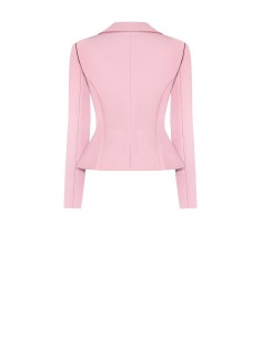 Veste blazer courte cintrée croisée en tissu technique Rinascimento 2