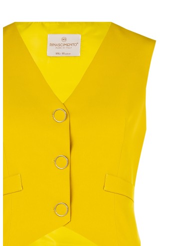 Gilet à 3 boutons en tissu technique Rinascimento