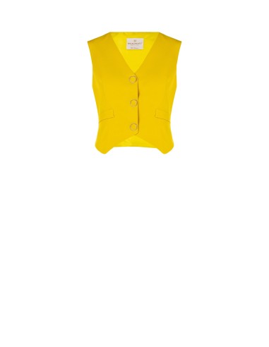 Gilet à 3 boutons en tissu technique Rinascimento