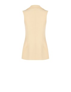 Gilet cintré long en tissu technique Rinascimento 2