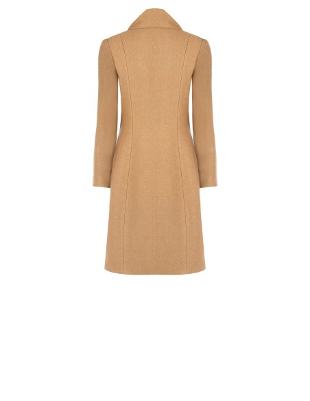 Manteau long beige avec écharpe intégrée Rinascimento