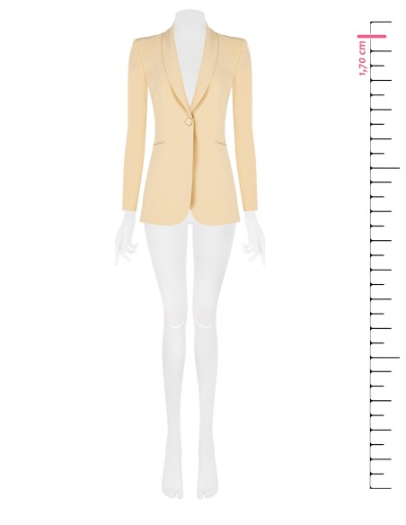 Veste blazer cintrée en tissu technique Rinascimento