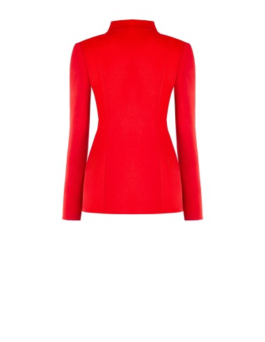 Manteau court structuré avec épaulettes et poches latérales Rinascimento