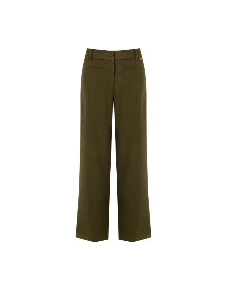 Pantalon droit croisé avec poches frontales Rinascimento