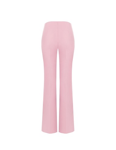 Palazzo-broek van scuba-crêpe met parels en strass-steentjes van Rinascimento