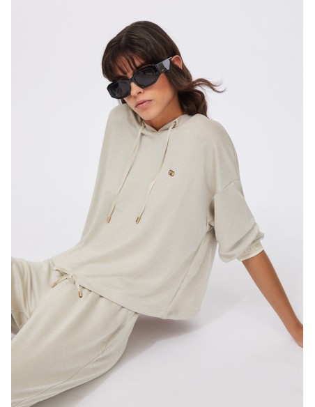 Liu Jo Lurex® Sweat à capuche