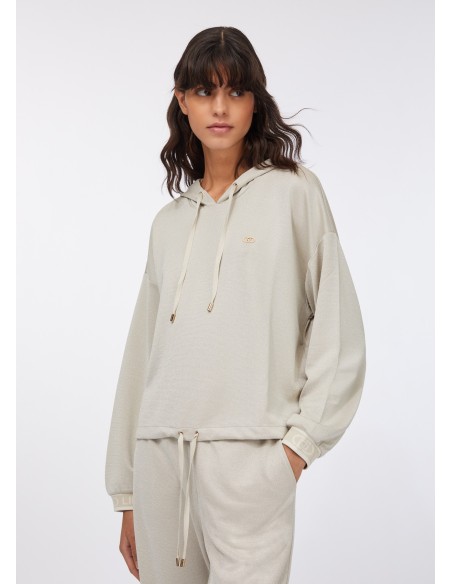 Liu Jo Lurex® Sweat à capuche